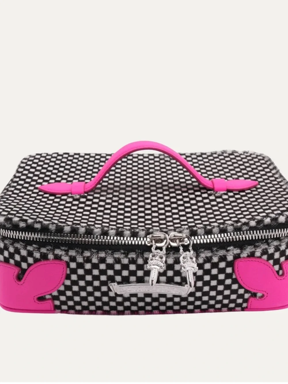 chrome hearts pony hair jewelry /cosmetic case